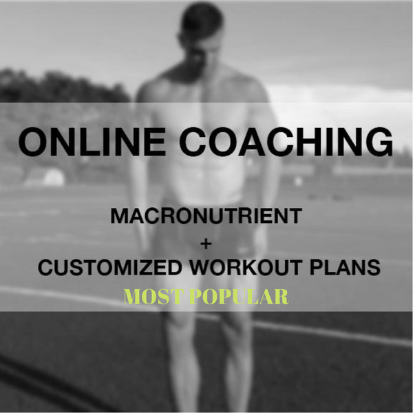 Monthly Online Coaching - Macronutrient & Customized Workout Plans